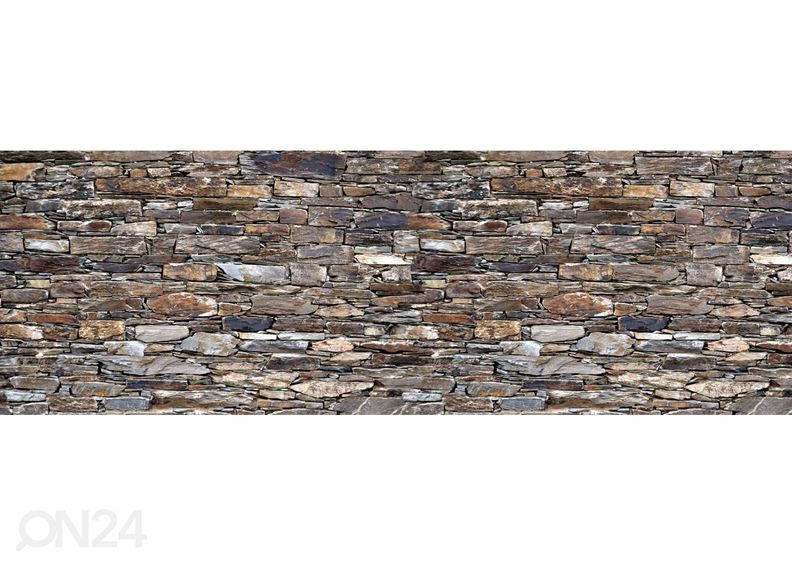 Köögi tagasein Old Traditional Stone Wall 260x60 cm suurendatud