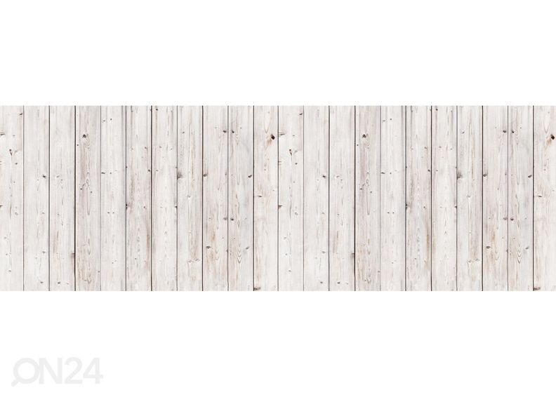 Köögi tagasein Old white wooden wall 180x60 cm suurendatud