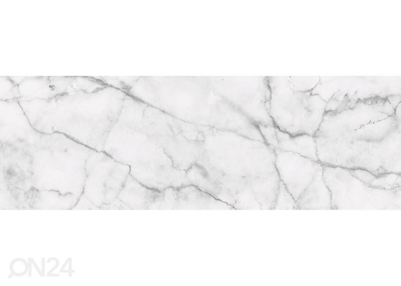 Köögi tagasein White Marble 260x60 cm suurendatud
