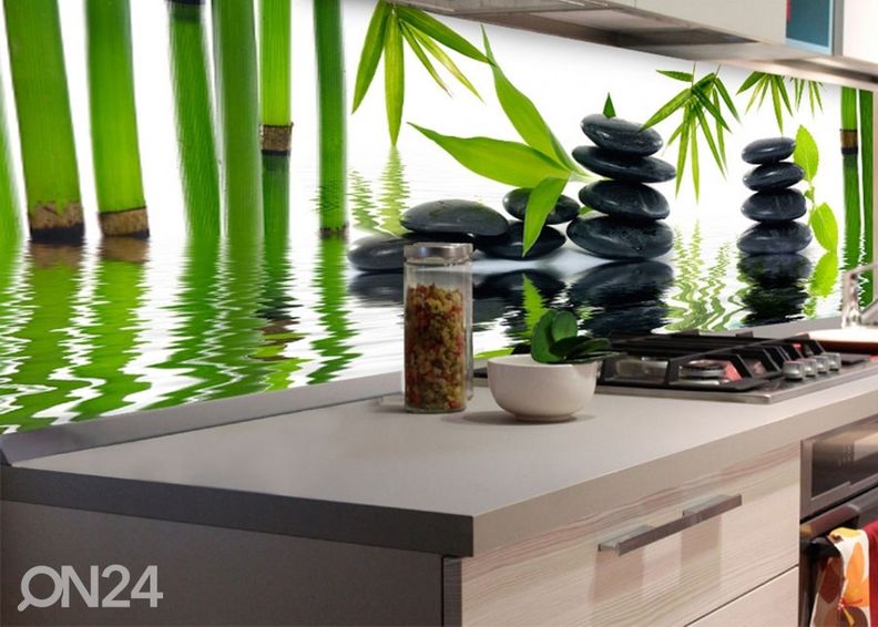 Köögi tagasein Zen stones 350x60 cm suurendatud