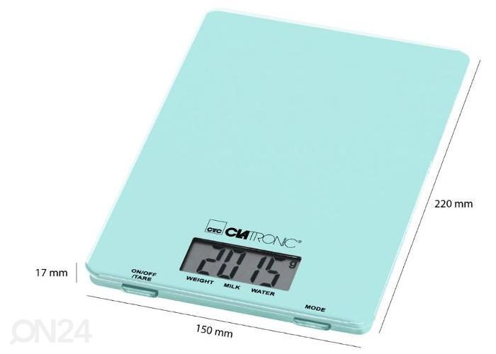 Köögikaal Clatronic KW3626MG, mündiroheline suurendatud