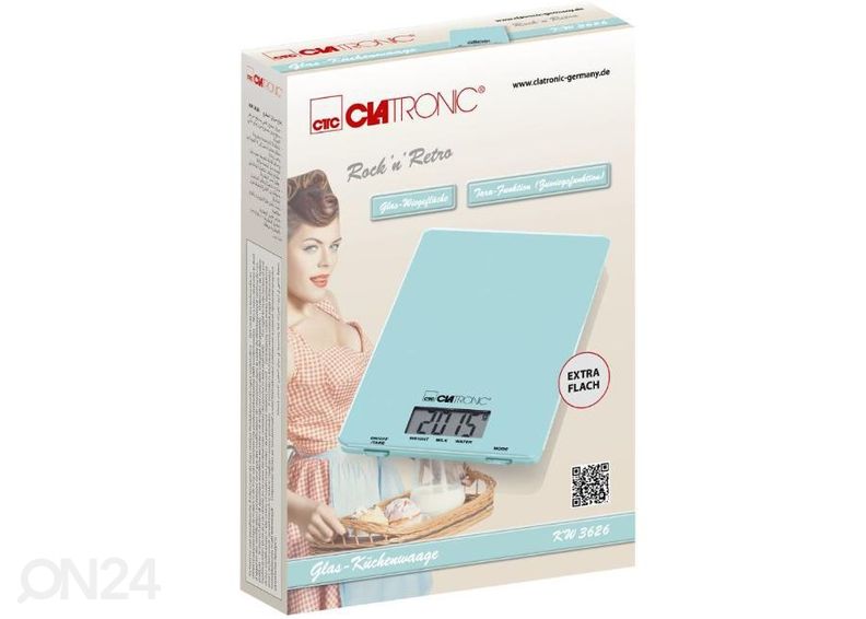 Köögikaal Clatronic KW3626MG, mündiroheline suurendatud