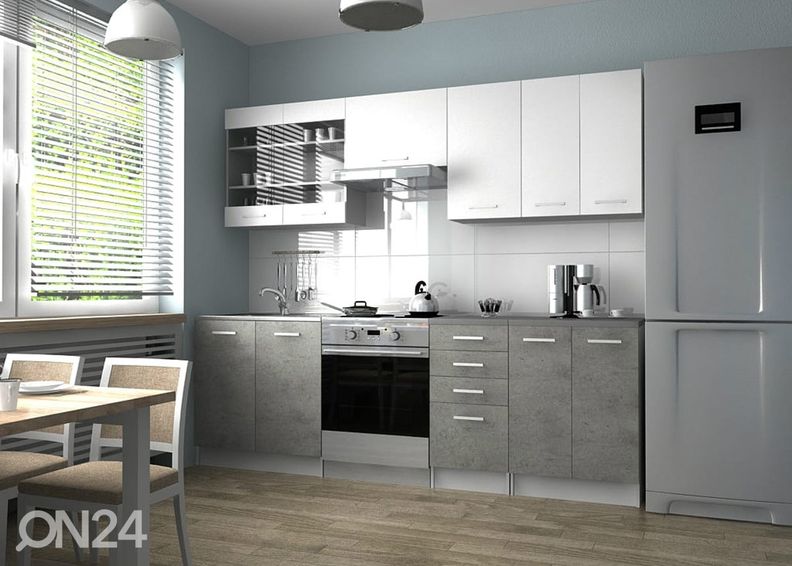 Köögimööbel 240 cm suurendatud