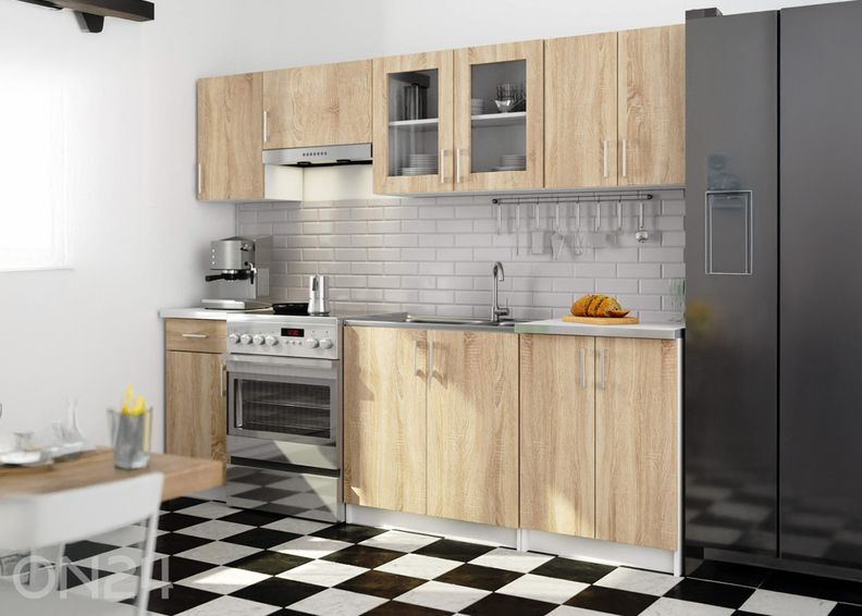 Köögimööbel Lima 240 cm suurendatud