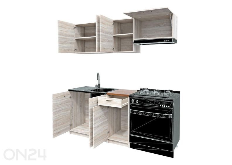 Köögimööbel Melani 180 cm suurendatud