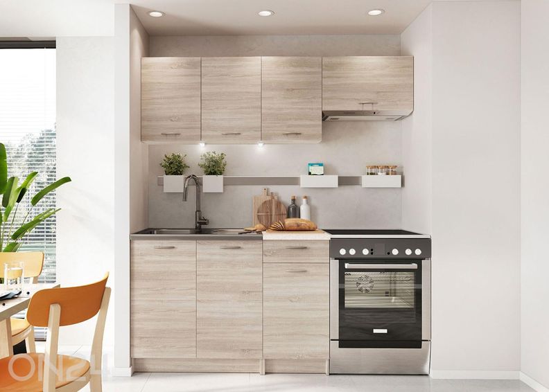 Köögimööbel Melani 180 cm + LED suurendatud