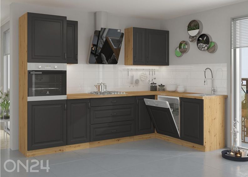 Köögimööbel Retro I 218 cm + LED suurendatud