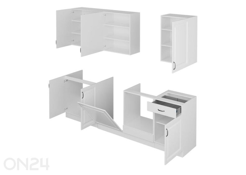 Köögimööbel Retro V 249,6 cm + LED suurendatud