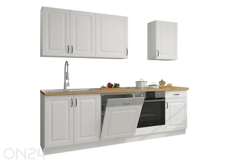 Köögimööbel Retro V 249,6 cm + LED suurendatud