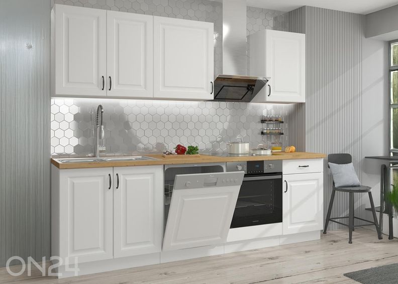 Köögimööbel Retro V 249,6 cm + LED suurendatud