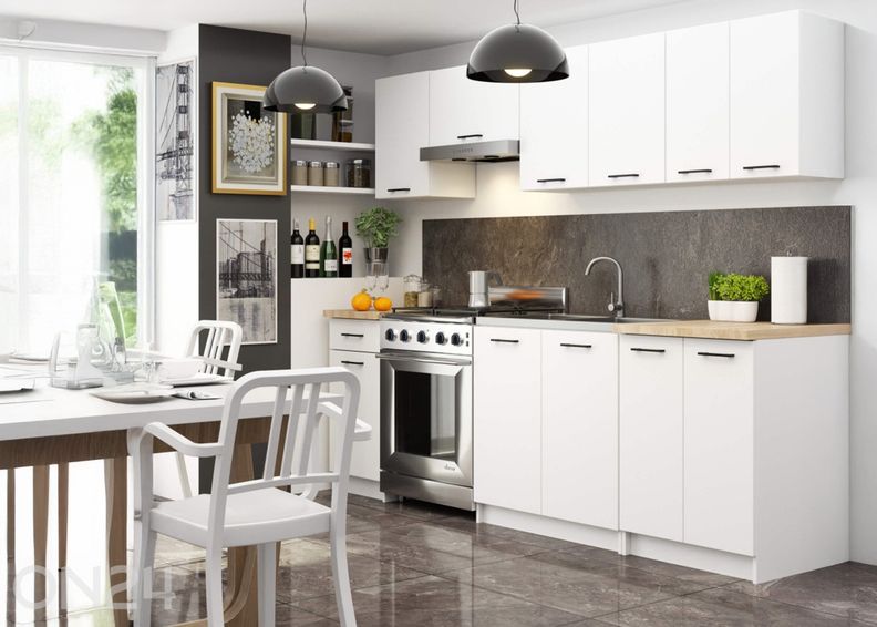 Köögimööbel Visby 240 cm suurendatud