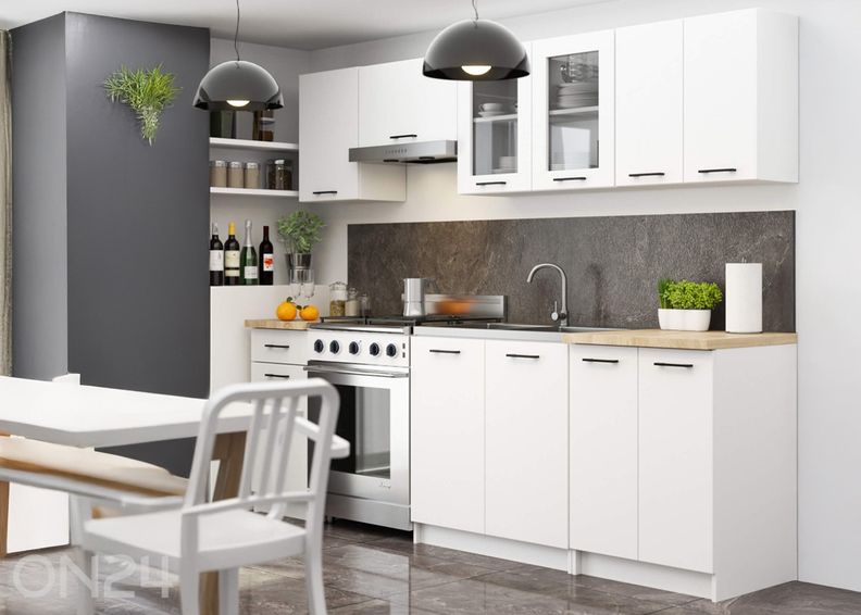 Köögimööbel Visby 240 cm suurendatud