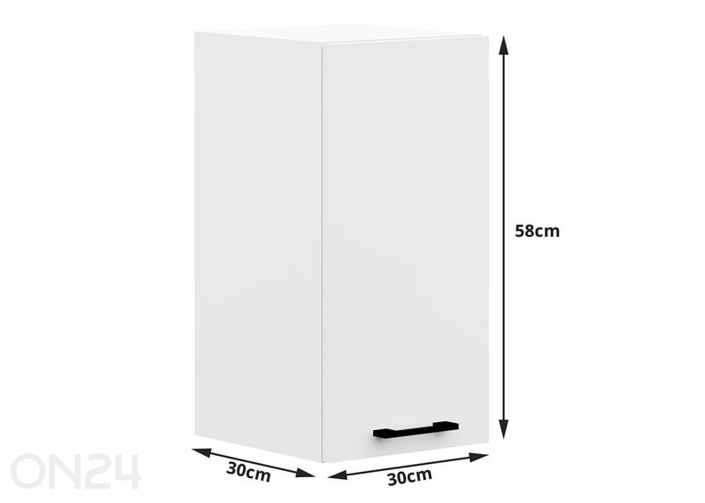 Köögimööbel Visby 270/300 cm suurendatud