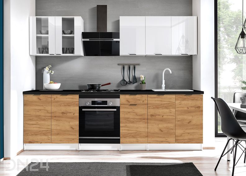 Köögimööbli komplekt 263.2 cm suurendatud