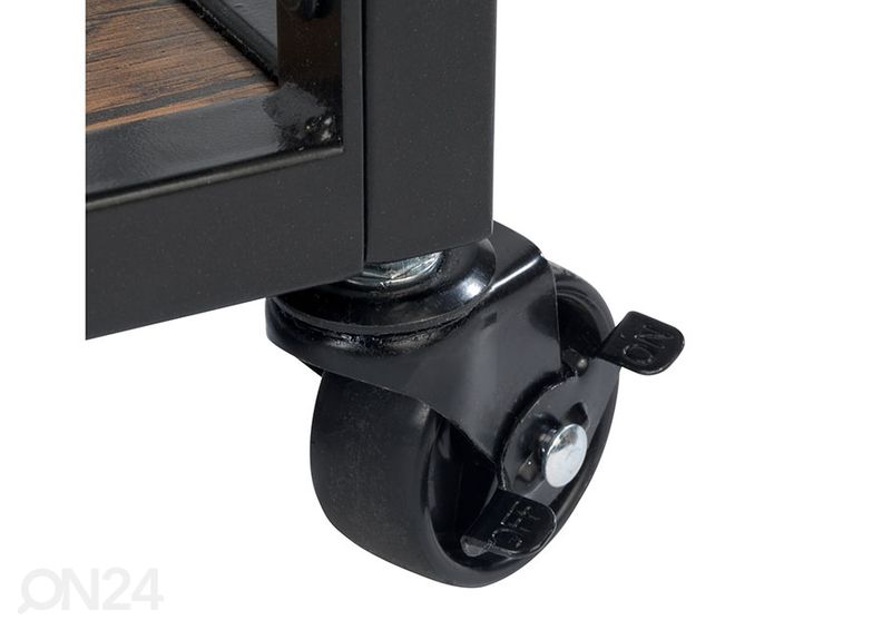 Köögiriiul ratastel Rustico suurendatud