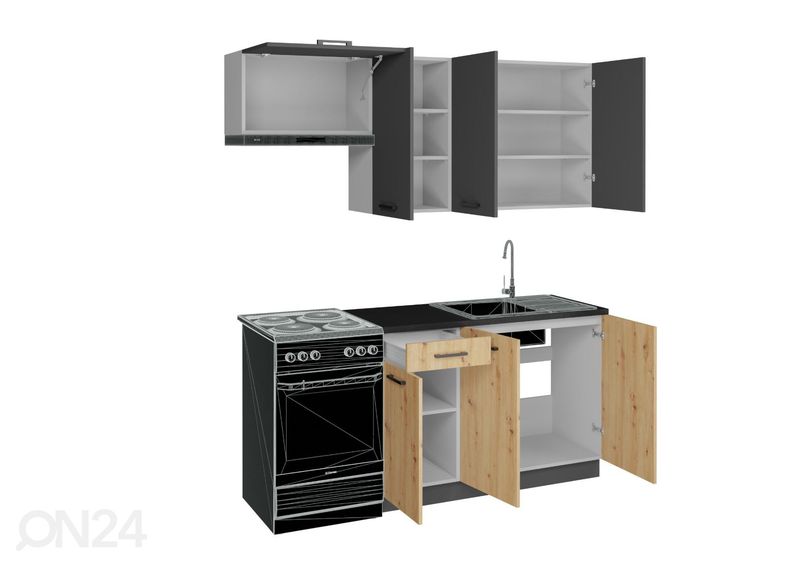 Köök 180 cm suurendatud