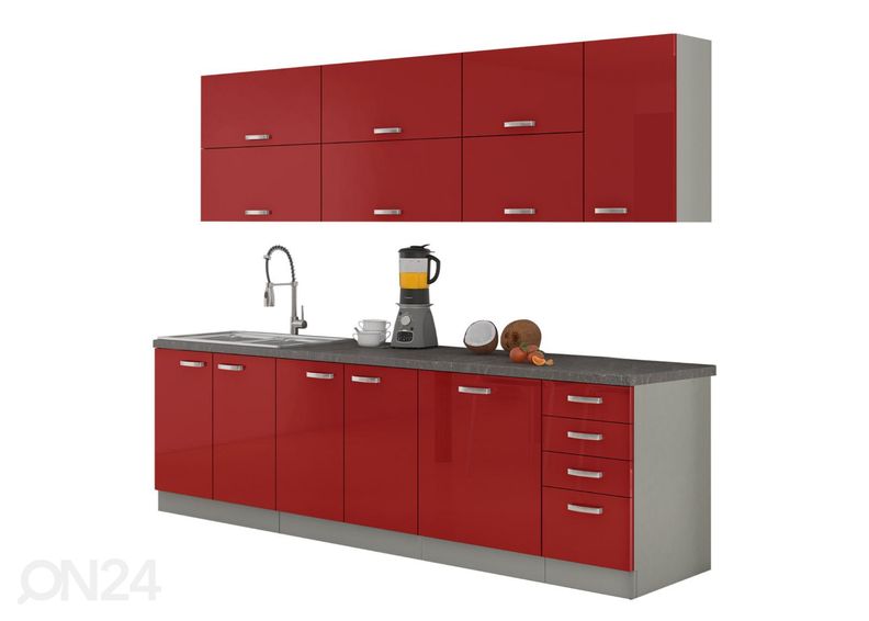 Köök 260 cm + tööpind suurendatud