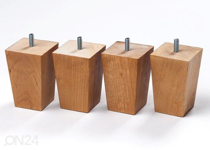 Koonusjalgade komplekt keermega 10 cm suurendatud