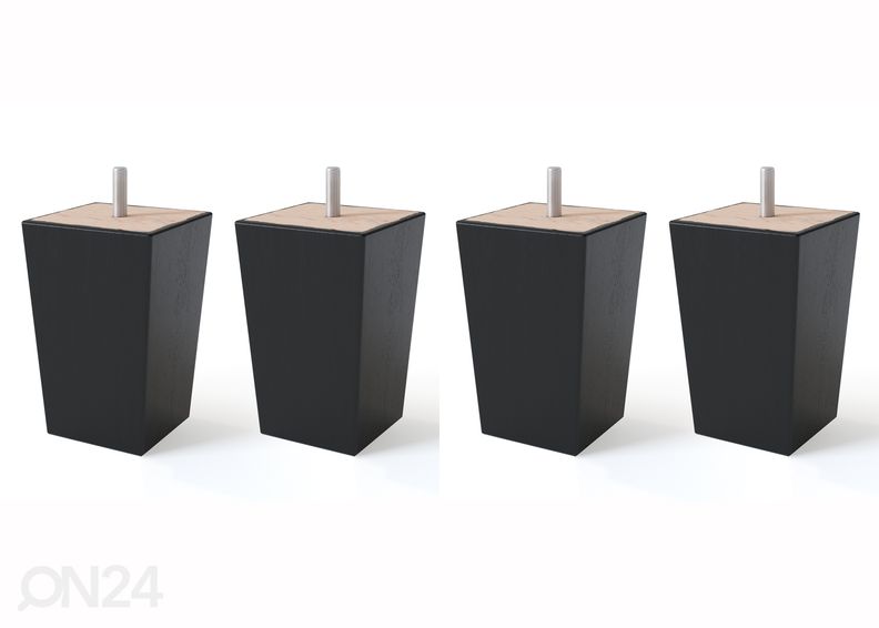 Koonusjalgade komplekt keermega 10 cm suurendatud