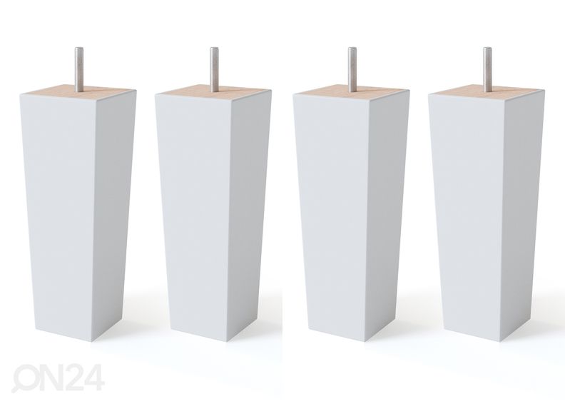 Koonusjalgade komplekt keermega 18 cm suurendatud