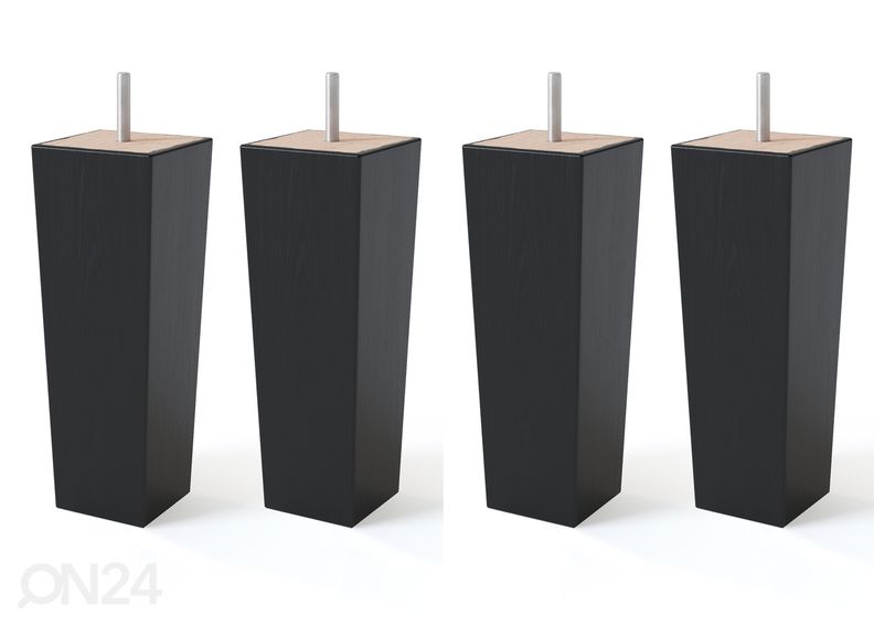 Koonusjalgade komplekt keermega 18 cm suurendatud