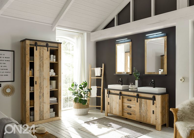 Kõrge vannitoakapp Sherwood suurendatud