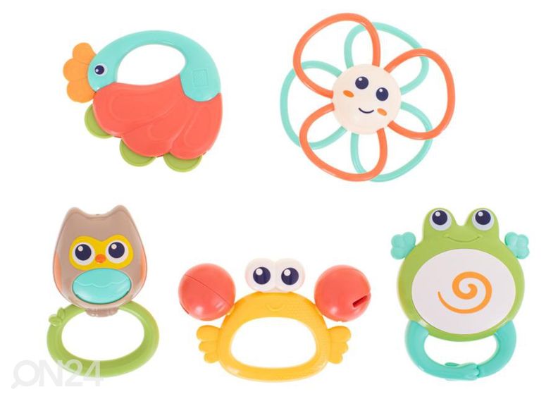 Kõristite komplekt beebile 5 tk HOLA suurendatud