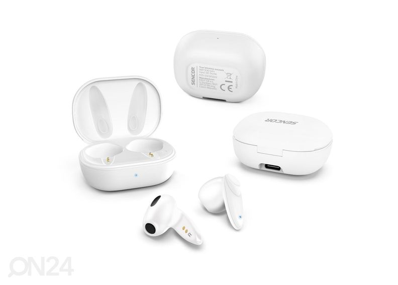 Kõrvaklapid Sencor SEP530BTWH, valge suurendatud