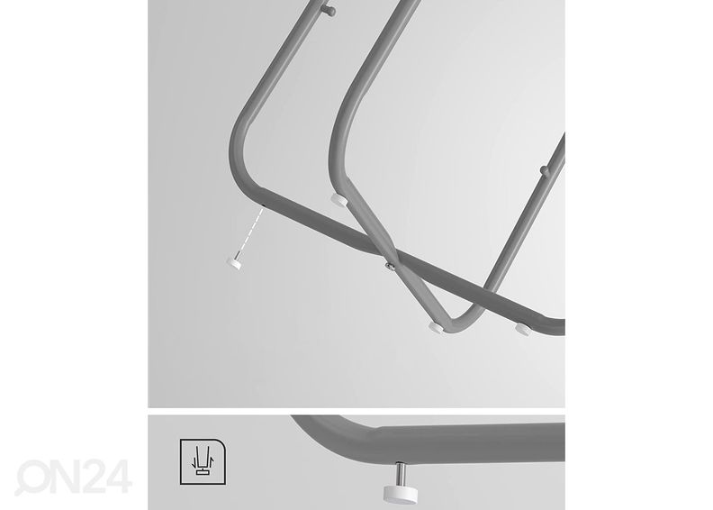 Korviga abilaud Oskar, hall suurendatud