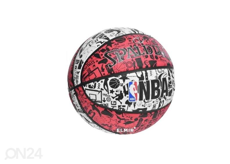 Korvpall Spalding NBA Grafitti Rubber Ball 83574Z suurendatud