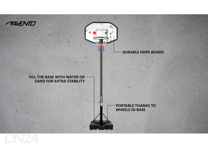 Korvpallikontstruktsioon Dunk Avento suurendatud