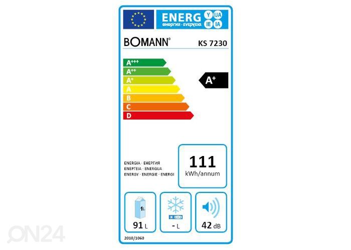 Külmik Bomann KS7230 suurendatud