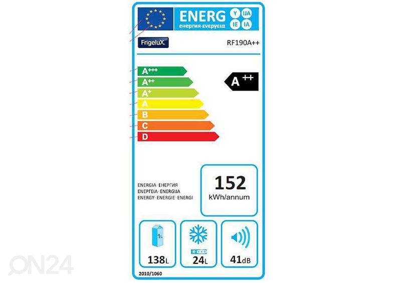Külmkapp Frigelux RF190A suurendatud