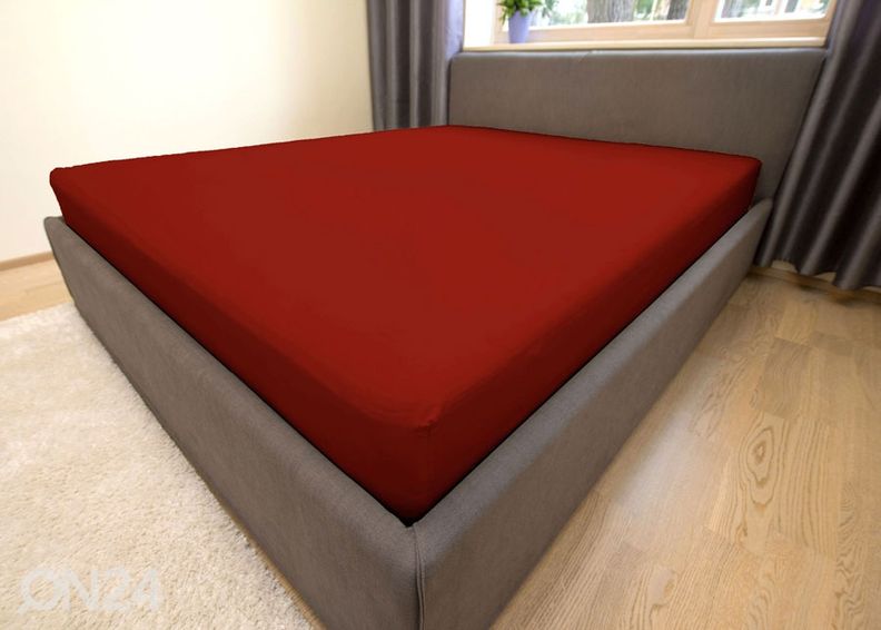 Kummiga voodilina, trikotaaž 90x200 cm suurendatud