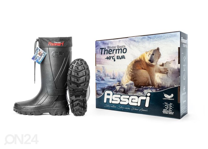 Kummikud täiskasvanutele Eva Asseri Thermo -40°C 46 suurendatud