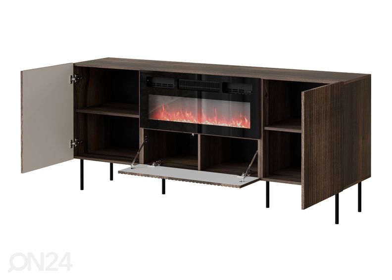 Kummut 180 cm + elektrikamin suurendatud