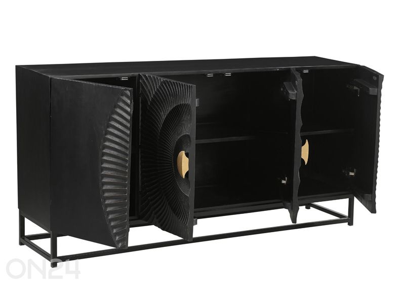 Kummut Black Smooth 150 cm suurendatud