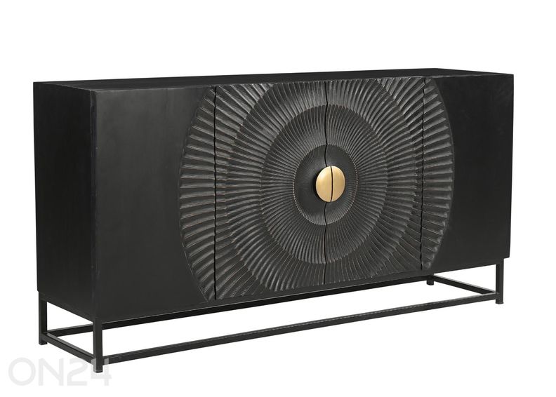 Kummut Black Smooth 150 cm suurendatud