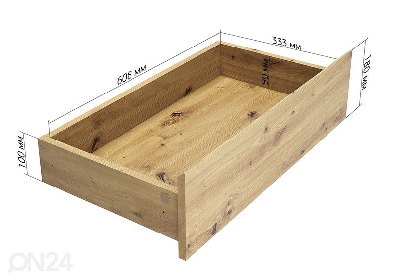 Kummut Borg 110 cm suurendatud