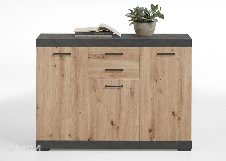 Kummut Bristol 3 120x35xh90 cm suurendatud