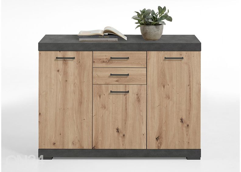 Kummut Bristol 3 XL 120x50xh90 cm suurendatud