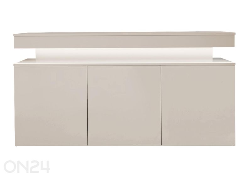 Kummut Glossa 160 cm + LED suurendatud