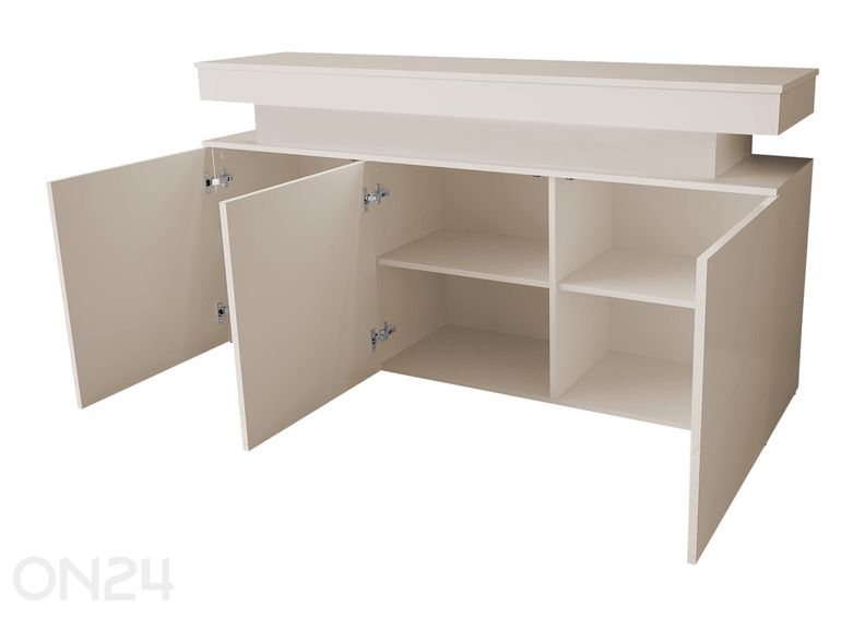 Kummut Glossa 160 cm + LED suurendatud