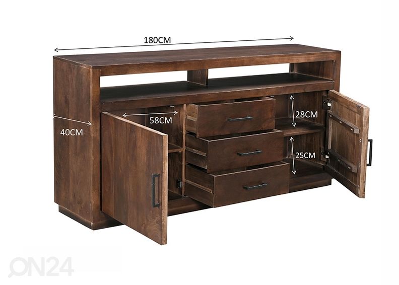 Kummut Jaxx 180 cm suurendatud