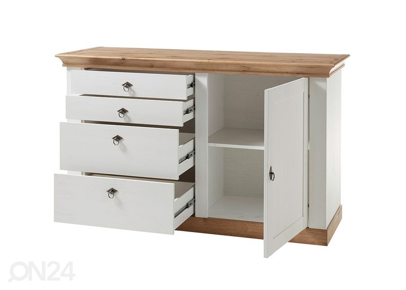 Kummut Landhaus 144 cm suurendatud