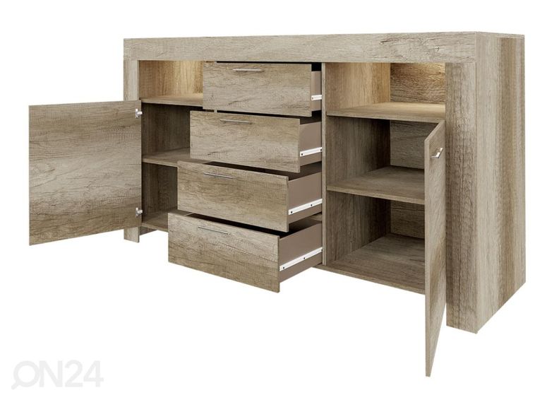 Kummut + LED valgustus suurendatud