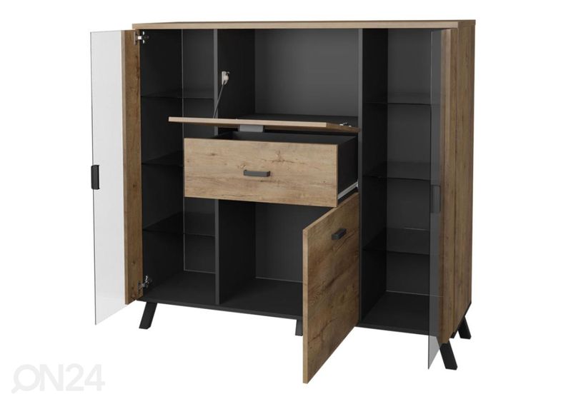 Kummut + LED valgustus suurendatud