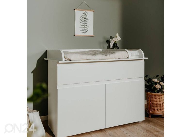 Kummut mähkimislauaga Image 120 cm suurendatud