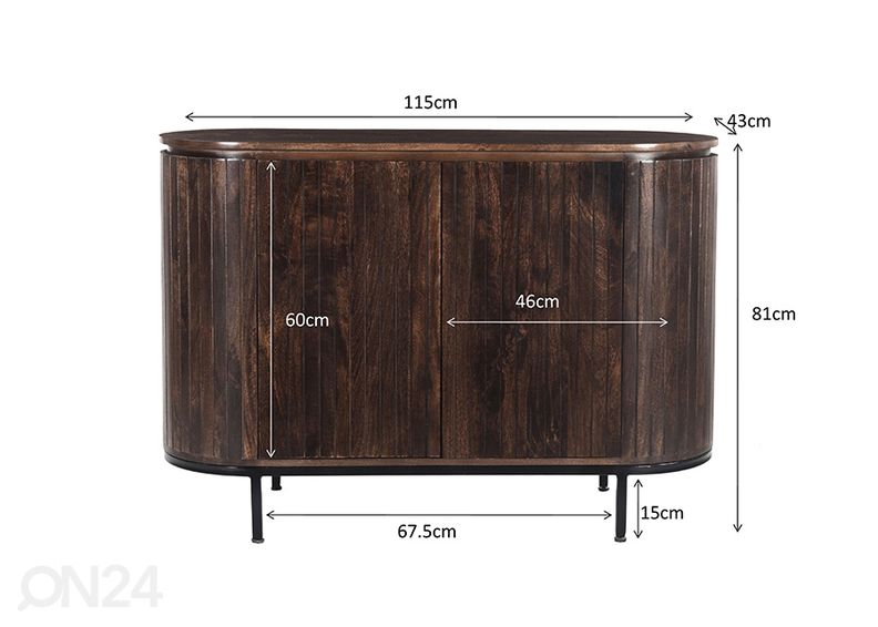 Kummut Noor 115 cm suurendatud
