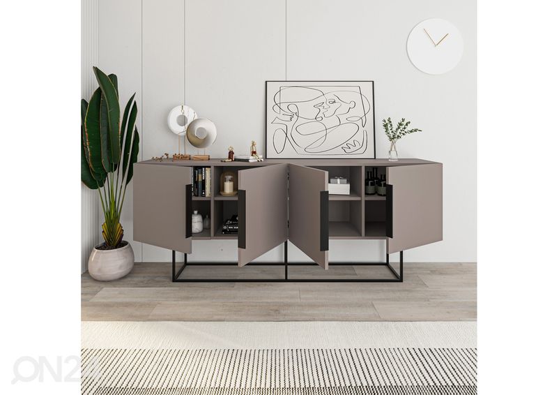 Kummut Titan Mocca 4P 200 cm suurendatud